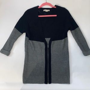 Small black/grey cardigan. Bought from Nordstrom Rack! Gently used